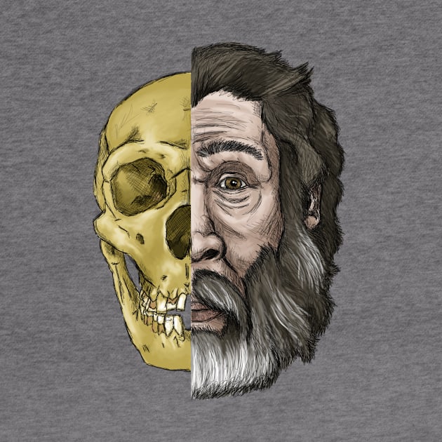 Shanidar 1 Neandertal by WSnyder Paleo Designs